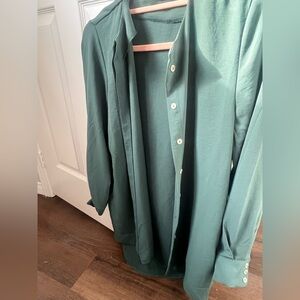 Women’s Teal Button down